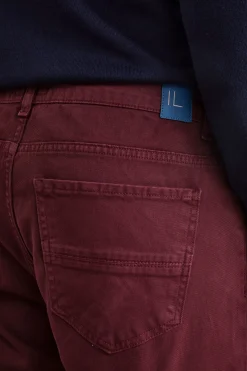 Pantalone Cinque Tasche Regular Fit - BORDEAUX