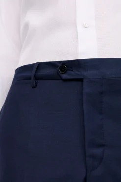 Pantalone da Cerimonia in Lana Vergine Drop 4 - BLU