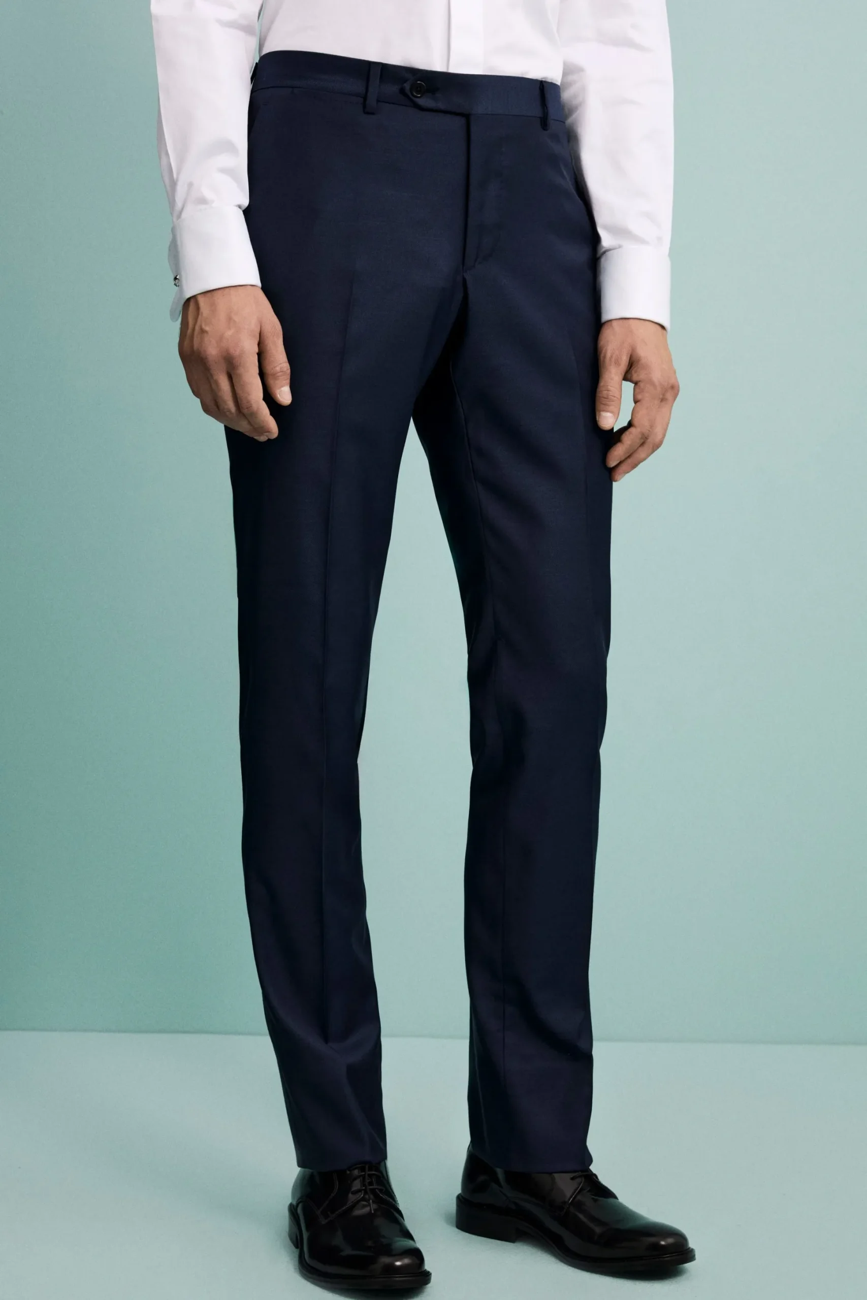 Pantalone elegante drop 6 - BLU