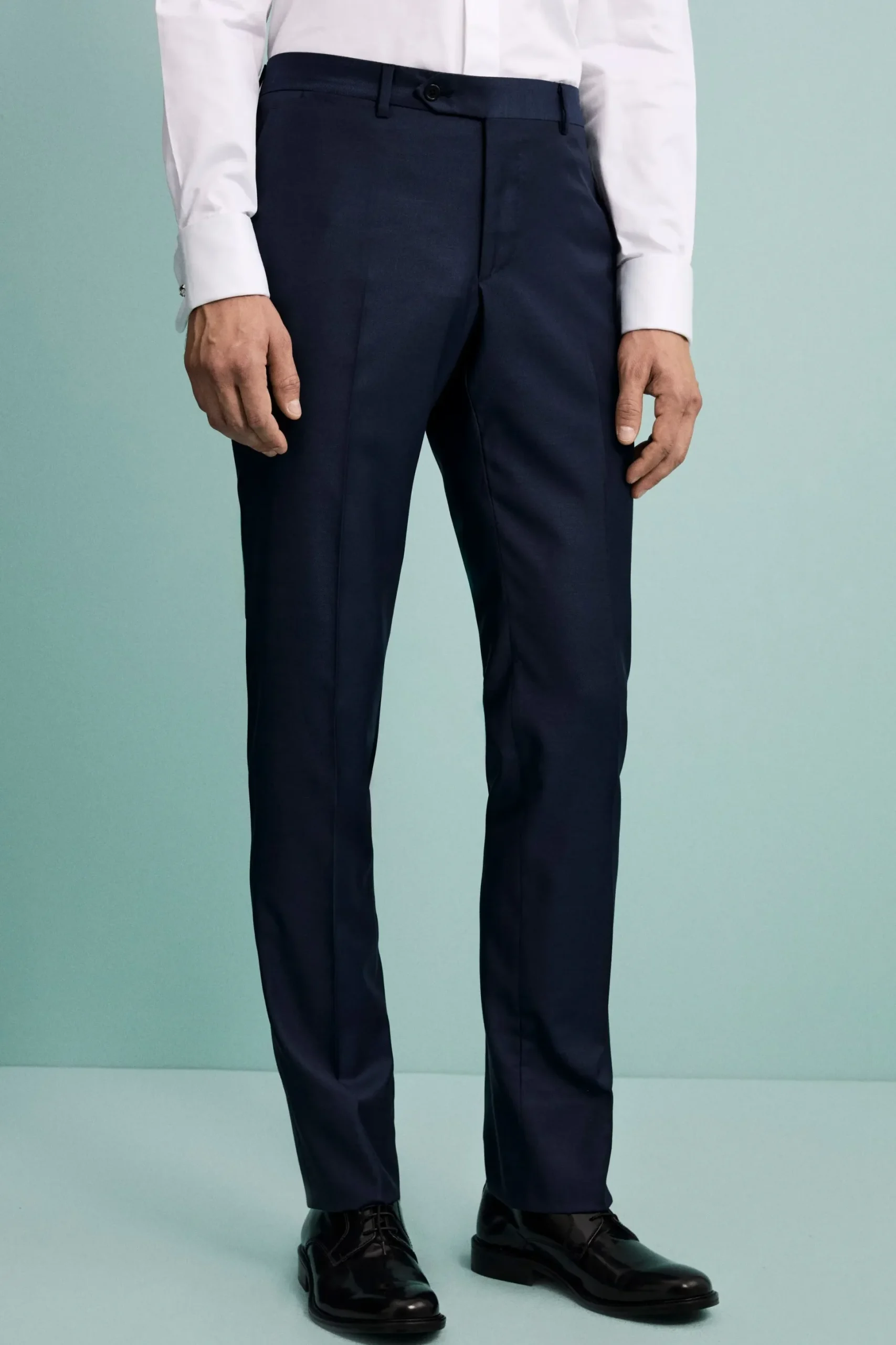 Pantalone elegante drop 8 - BLU
