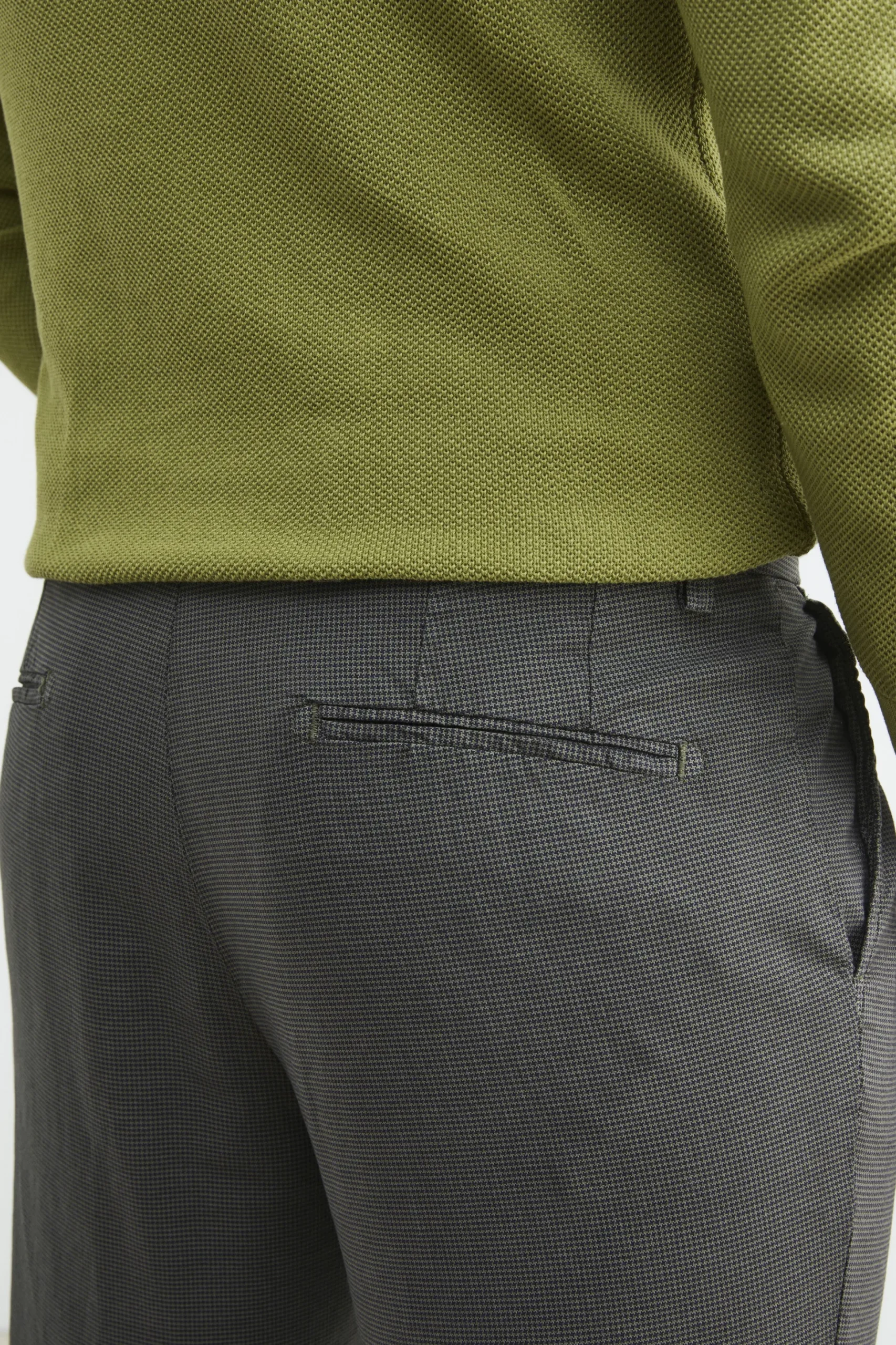 Pantalone fantasia in cotone - VERDE