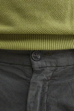 Pantalone fantasia in cotone - VERDE