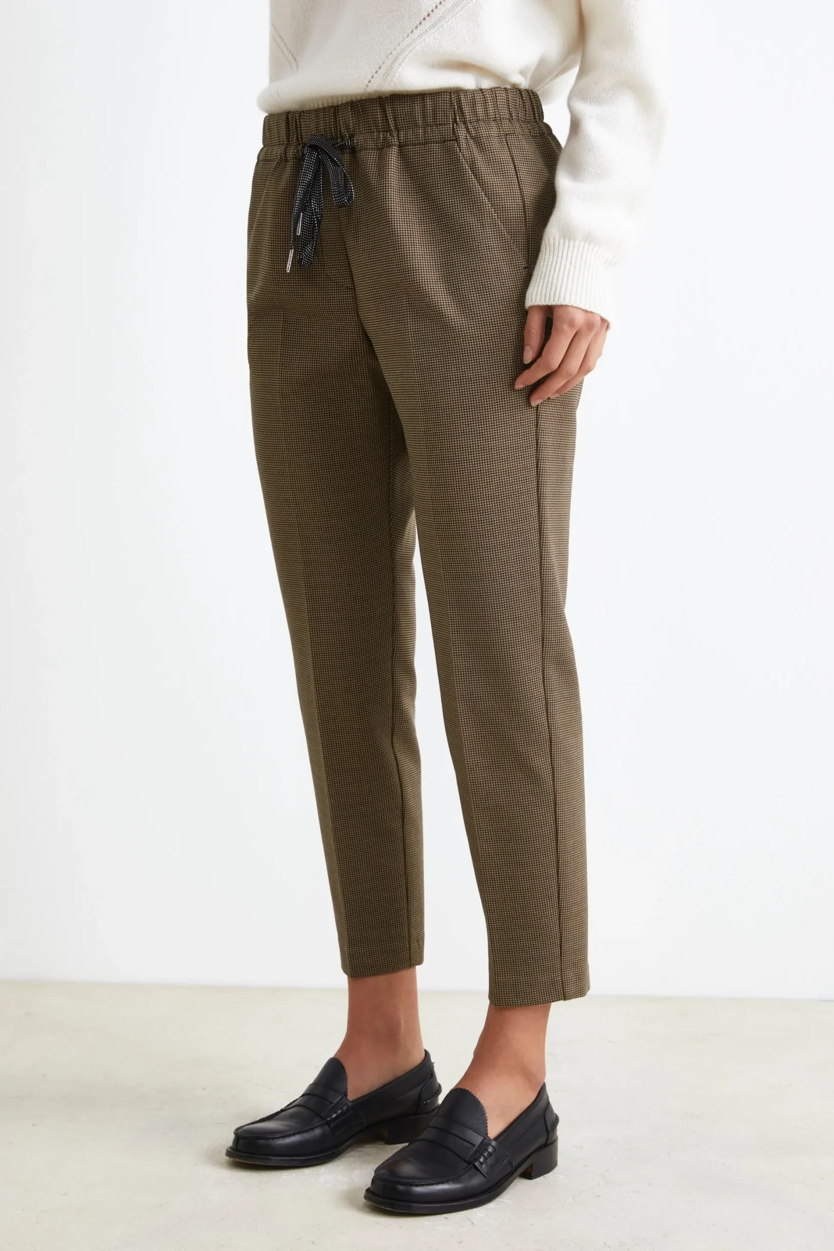 Pantalone Sigaretta Con Coulisse - P/P CAMMELLO