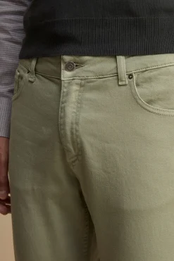 Pantalone Slim Fit Cinque Tasche in Denim - VERDINO