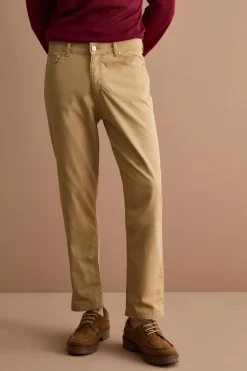 Pantalone Slim Fit Cinque Tasche in Denim - BISCOTTO
