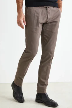 Pantalone Stretch in Gabardina - FANGO