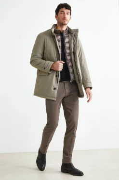 Pantalone Stretch in Gabardina - FANGO