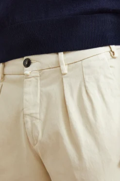 Pantalone Stretch Slim Fit - BIANCO