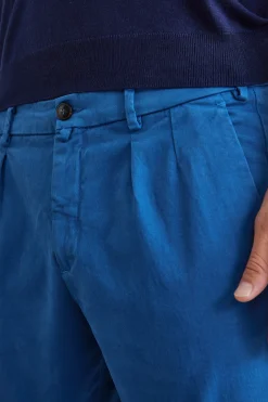 Pantalone Stretch Slim Fit - BLU APERTO