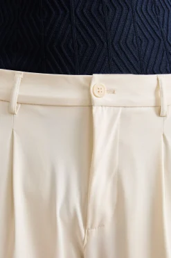 Pantalone Tecnico Slim Fit con Elastico - PANNA
