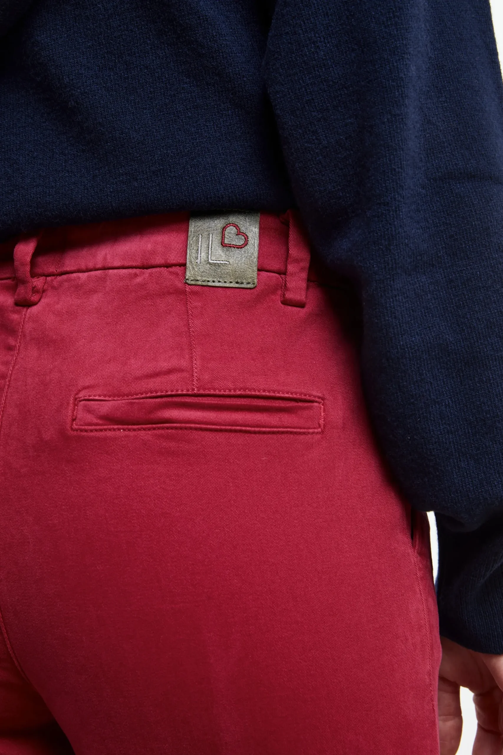 Pantaloni cinque tasche - BORDEAUX