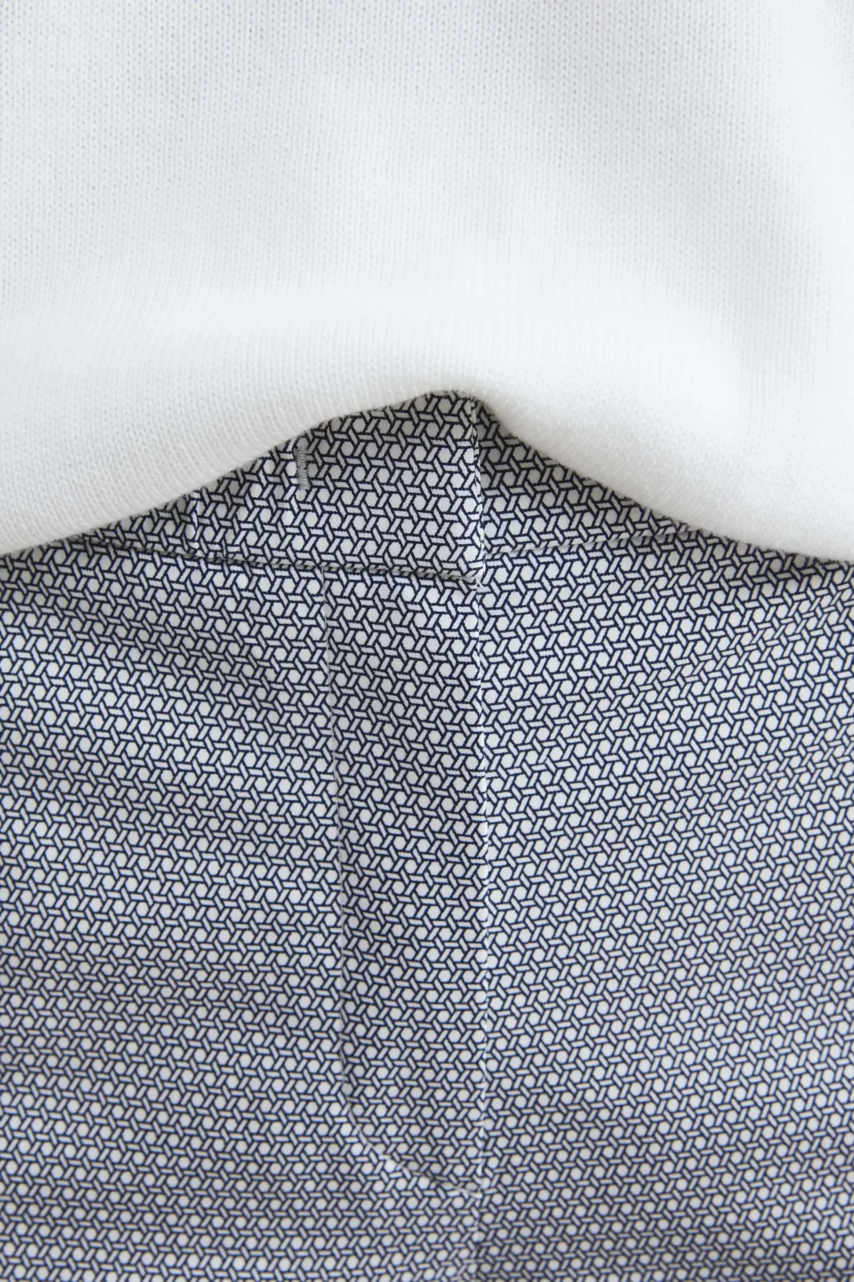 Pantaloni fantasia blu - BLU MICROEFFETTO