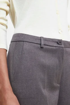 Pantaloni Morbidi Gamba Larga - GRIGIO
