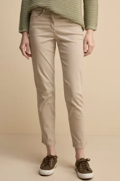 Pantaloni Slim Cinque Tasche - BEIGE