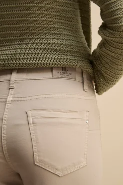 Pantaloni Slim Cinque Tasche - BEIGE