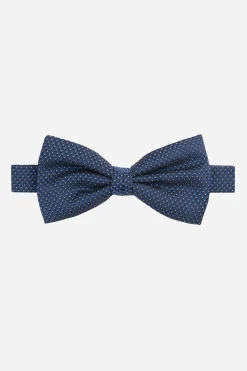 Papillon a pois annodato - POIS fondo BLU