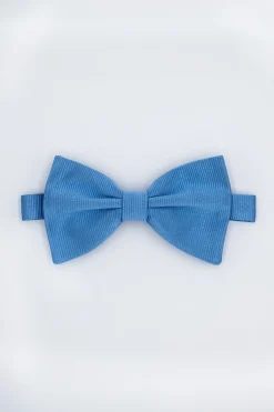 Papillon Elegante in Seta - AZZURRO