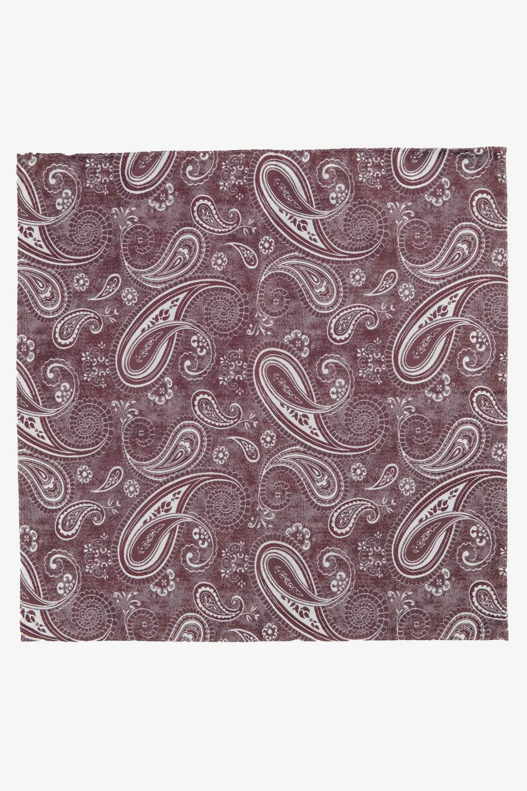 Pochette paisley in seta - FANT. BORDEAUX