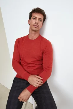 Pullover Girocollo in Lana Merino - COCCIO