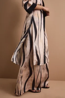Spolverino Kimono Lungo con Cintura - FANT. ORO
