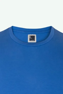 T-Shirt Girocollo in Jersey di Cotone - BLUETTE