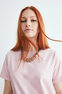 T-shirt in cotone - ROSA