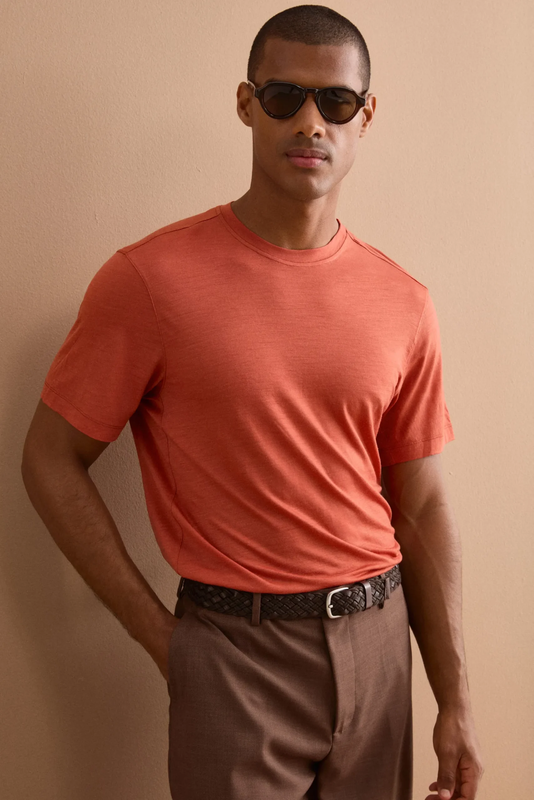 T-Shirt Regular Fit in Lana Merino - RUGGINE